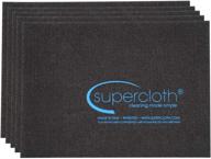 🧺 supercloth - renowned cleaning cloth for household & dusting - full size, 5 pack (also available in 2pk & 10pk) logo