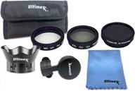 upgrade your dji phantom 4 quadcopter camera with ultimaxx 7 piece drone filter kit: includes filters, lens hood, gimbal stabilizer, and carry case logo