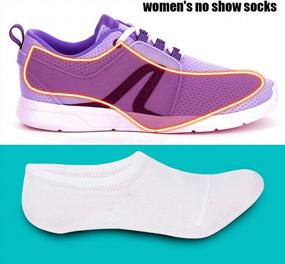 img 2 attached to Womens Low-Cut Non-Slip No-Show Socks For Boats And Flats - Available In Packs Of 3 To 15 Pairs