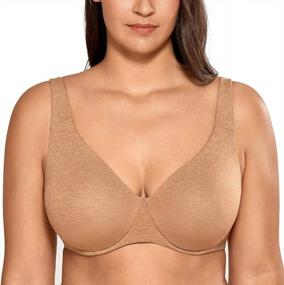 img 2 attached to DELIMIRA Women'S Plus Size Minimizer Underwire Seamless Unlined Cup Bras
