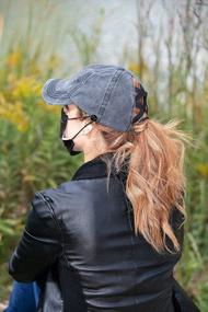 img 1 attached to Women'S Ponytail Baseball Cap With Side Buttons - Funky Junque Criss Cross Hat