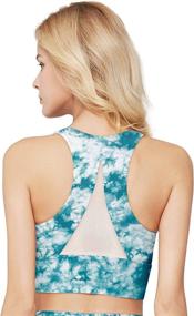 img 4 attached to Light Leaf Racerback Seamless Support Women's Clothing : Lingerie, Sleep & Lounge