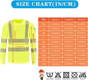img 2 attached to Make A Bold Statement With AYKRM'S High Visibility Reflective Safety Shirt - Personalized Logo Long Sleeve Shirts For Men