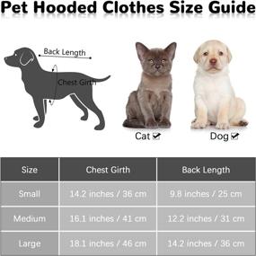 img 2 attached to Pedgot Sweaters Clothes Sweater Hoodies Dogs