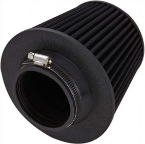 img 2 attached to High-Quality Dry Air Filter Replacement - Kyostar Universal Black 3 Inch 76Mm Cone Air Intake Filter