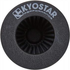 img 1 attached to High-Quality Dry Air Filter Replacement - Kyostar Universal Black 3 Inch 76Mm Cone Air Intake Filter