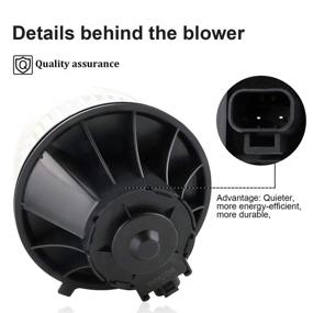 img 1 attached to 🔥 Heater Blower Motor with Fan Cage Assembly - GMC Yukon/Yukon XL/Suburban/Tahoe (2000-2006) - Replaces OEM 700100 19131213