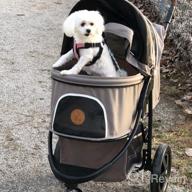 img 1 attached to Hauck Tog Fit Pet Roadster - Perfect For Traveling With Your Furry Friend! review by Andrew Holman