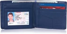 img 2 attached to 🧳 Alpine Swiss Capacity Flipout Divided Men's Accessories for Ultimate Wallet, Card Case & Money Organization