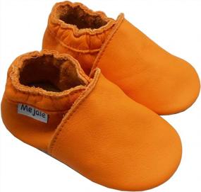 img 1 attached to Soft And Stylish: Mejale Baby Leather Shoes For Infants And Toddlers - Perfect Pre-Walkers!