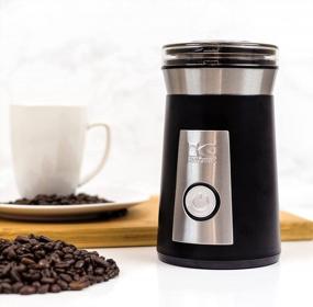 img 3 attached to 200W Black And Stainless Steel Kalorik Coffee And Spice Grinder For Perfect Grinds