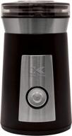 200w black and stainless steel kalorik coffee and spice grinder for perfect grinds logo