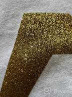 img 1 attached to 12In X 10Ft Gold Glitter HTV Heat Transfer Vinyl Roll - Perfect For Cricut & Silhouette, Easy To Cut & Weed For Shirts Gifts! review by Sean Franklin
