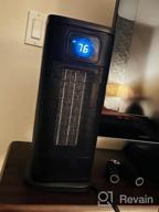 img 1 attached to KopBeau 1500W Oscillating Space Heater - Fast Electric & Portable Room Heater W/ Thermostat, 4 Modes, 24H Timer, LED Display For Indoor Office Use review by Tyrone Narvaez
