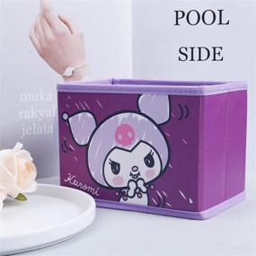 img 1 attached to Collapsible Foldable Decoration Organizer BOX Kuromi