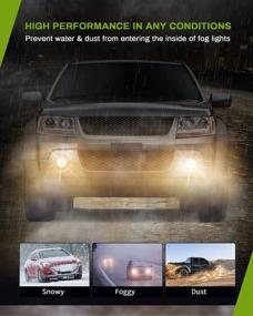 img 3 attached to Upgrade Your Ride: Fog Lights Compatible With CR-V, Pilot, Sentra SE-R, Ford Ranger STX & RDX Models