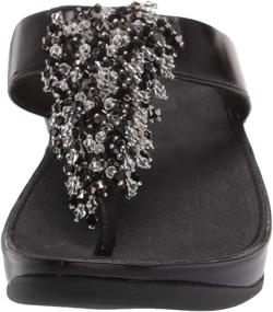 img 3 attached to Women'S Beaded Toe-Post Sandals From FitFlop Rumba - Stylish And Comfortable