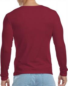 img 1 attached to Stylish And Comfortable: Men'S Plain Cotton Henley T-Shirts With Buttons