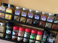 img 1 attached to Maximize Your Kitchen Space With MEIQIHOME 4 Tier Spice Rack Organizer - Perfect Storage Solution For Pantry, Cabinet, Door, Wall Mount, And Countertop In Sleek Black Design! review by Kimoni Arenas
