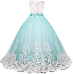 img 3 attached to NNJXD Princess Pageant Wedding Dresses Girls' Clothing ~ Dresses