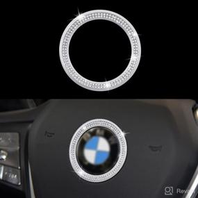 img 4 attached to Колпачки с логотипом на руль URSTOUD для BMW