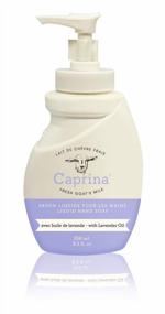 img 1 attached to Caprina By Canus Liquid Hand Soap Pump, Lavender Oil, 8.5 Ounce