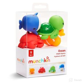 img 1 attached to Munchkin Ocean Squirts Bath Toys