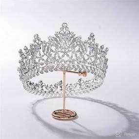 img 1 attached to 💎 Eseres Silver Wedding Birthday Pageant: Sparkling Elegance for Memorable Celebrations