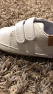 img 1 attached to 👟 RVROVIC Anti Slip Toddler Leather Sneakers for Boys review by Chad Aguirre