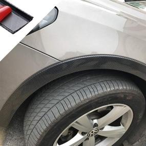 img 1 attached to HUBUISH Fender Universal Eyebrow Protector Exterior Accessories ... Fender Flares & Trim