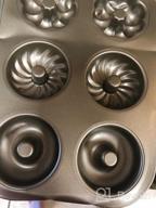 img 1 attached to Nonstick 12-Cavity Donut Baking Pan By Beasea, Carbon Steel Mini Donut Mold For Bagels And Baking Tray - Ideal Donut Mold For Homemade Doughnuts And Pastries review by Kyle Tran