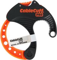 cable cuff pro medium single adjustable: reusable cable 🔒 tie replacement for extension cords or electronics (2 inch diameter) logo