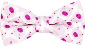img 4 attached to Fashionable & Fun: Explore The Range Of OCIA Pre-Tied Bow Ties In Cotton For Men & Boys