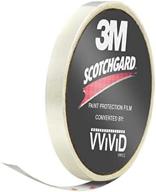 🌟 3m clear paint surface protection vinyl wrap: top-quality .5 inch wide tape roll (48 inch length) logo