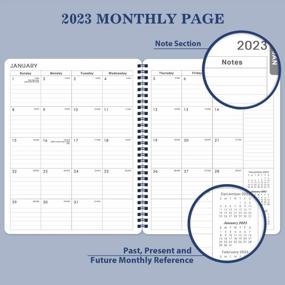 img 2 attached to 2023 Planner - 8X10 Weekly & Monthly, Flexible Cover, To-Do List | Jan 2023 - Dec 2023 Twin-Wire Binding