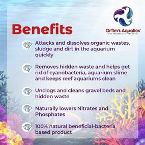 img 2 attached to DrTims Aquatics Waste Away Natural Aquarium Fish & Aquatic Pets good for Aquarium Water Treatments