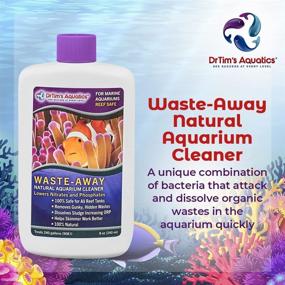 img 3 attached to DrTims Aquatics Waste Away Natural Aquarium Fish & Aquatic Pets good for Aquarium Water Treatments