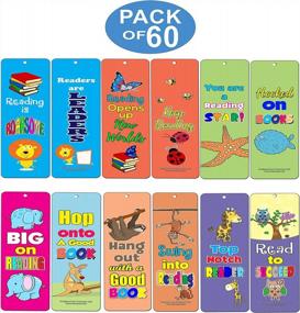 img 3 attached to 60-Pack Roarsome Animal Reading Bookmarkers: Inspire Your Kids To Read With Creanoso Bulk Set!