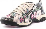 therafit sienna women's side zip sport casual shoe - relieve plantar fasciitis/foot pain! logo