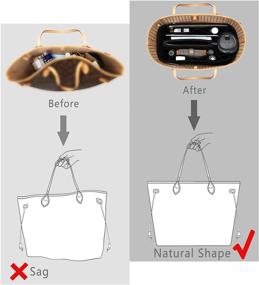 img 1 attached to Organizer Insert Handbag Perfect Neverfull Women's Accessories : Handbag Accessories