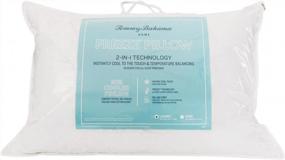 img 4 attached to King-Size DOWNLITE® IslandZone® Freeze™ LiquiLoft Firm Pillow With Down Alternative Filling