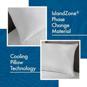 img 3 attached to King-Size DOWNLITE® IslandZone® Freeze™ LiquiLoft Firm Pillow With Down Alternative Filling