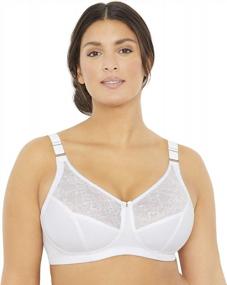 img 4 attached to MxG - A Mae And Glamorise Collaboration - Women'S Full Figure Plus Size Minimizer Comfort Support Bra