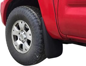 img 2 attached to 🚗 Ultimate Protection: Red Hound Auto Front Mudguard for 2005-2015 Toyota Tacoma Models