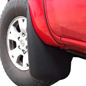 img 3 attached to 🚗 Ultimate Protection: Red Hound Auto Front Mudguard for 2005-2015 Toyota Tacoma Models