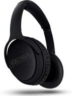 🎧 santana oye by carlos santana, active noise cancelling over-ear headphones, bluetooth headset with microphone &amp; 40mm drivers, thundering bass, folding headphone with plush protein earpads, black логотип