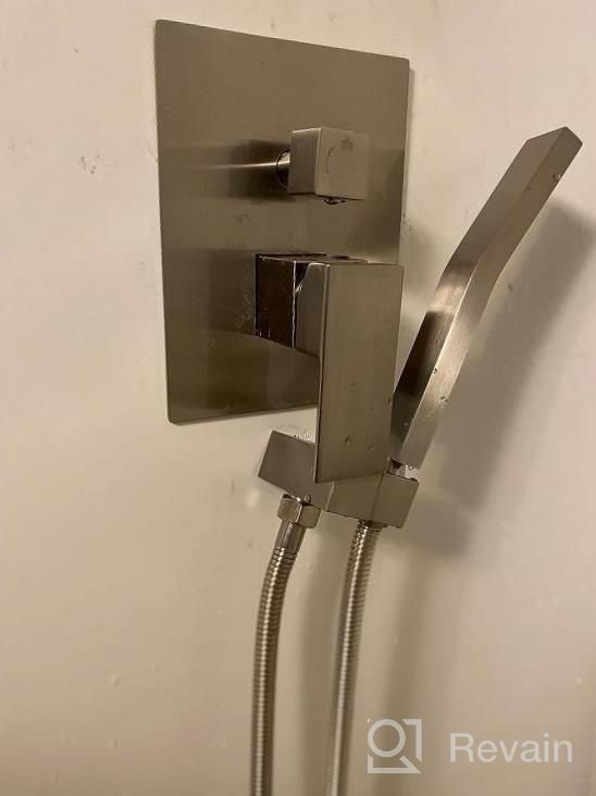 img 1 attached to 10 Inch Luxury Rain Mixer Shower Combo Set - Wall Mounted Chrome Faucet, Valve & Trim Included - HGN review by Joe Comforti