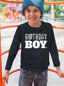 img 1 attached to 👕 Charcoal Toddler Boy's Clothing - Tops, Tees & Shirts for Birthday, 12 Months