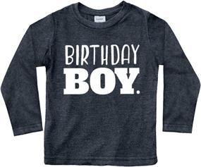 img 2 attached to 👕 Charcoal Toddler Boy's Clothing - Tops, Tees & Shirts for Birthday, 12 Months