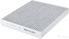 img 2 attached to 🌬️ High-Performance AirTechnik CF10381 Cabin Air Filter with Activated Carbon for Hyundai Azera 2006-2008, Santa Fe 2007-2009, Sonata 2006-2010, and Kia Magentis 2006-2010, Optima 2006-2010